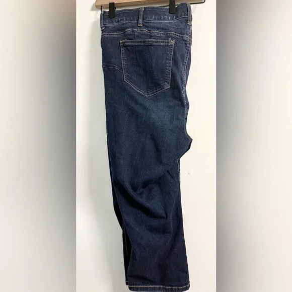 Torrid Bombshell Crop Skinny Jeans 24 Plus | Dark Blue Premium Stretch - Picture 5 of 11